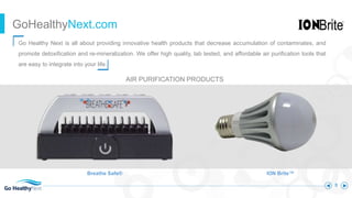 Breathe medical ionic air solution Outlet