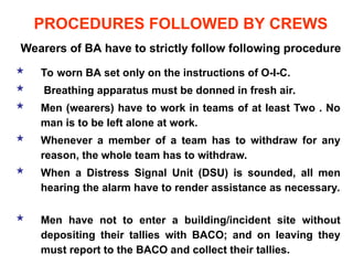 Ba Entry Control breathing apparatus for fighting operations 2.ppt