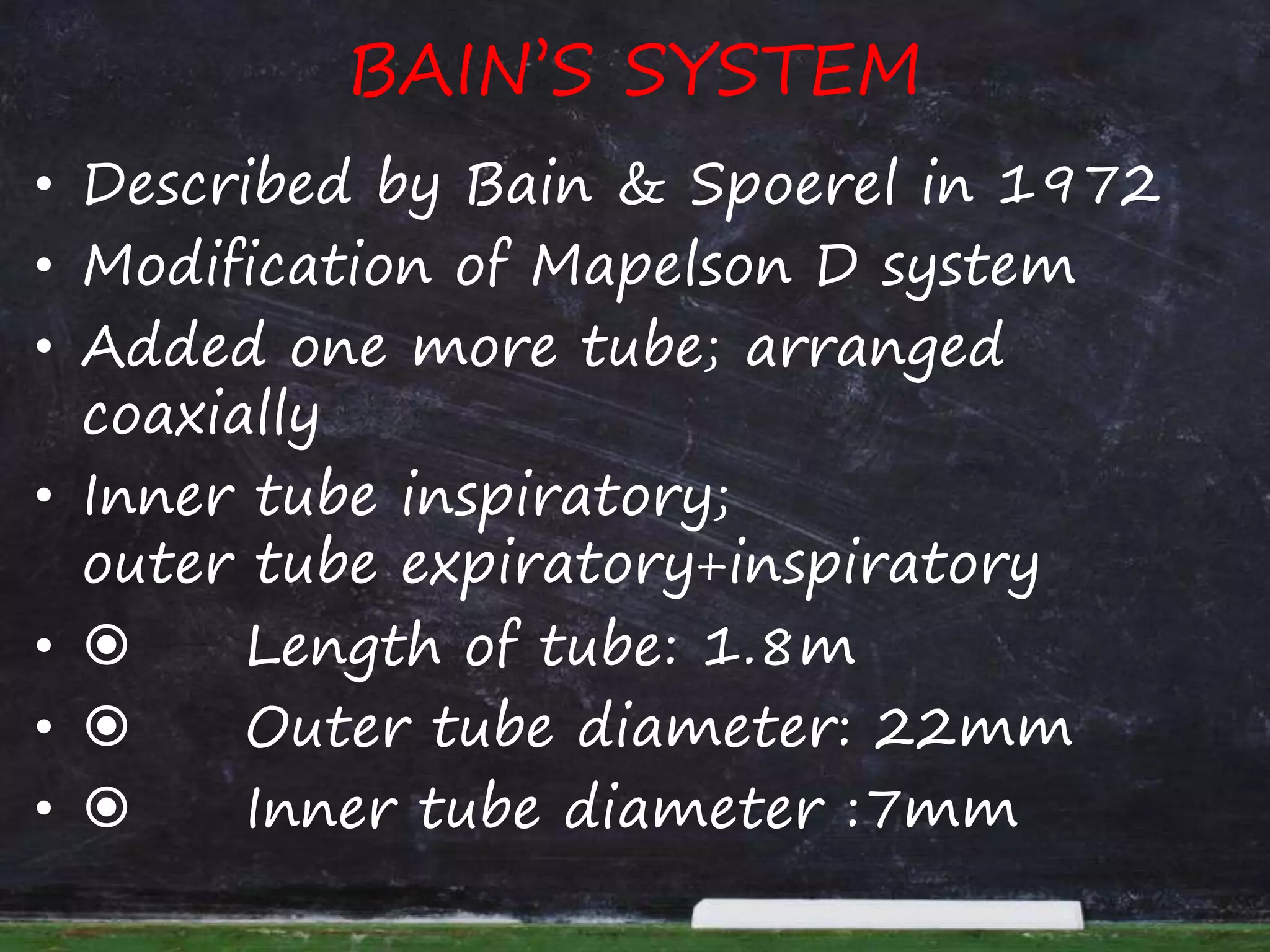 anaesthesia Breathing circuits and its classification and functional ...