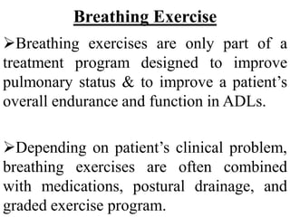 Breathing exercise for health | PDF