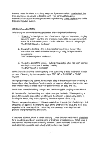 FOUNDATION INTRO- BREATHING IN TEACHING AND LEARNING | PDF