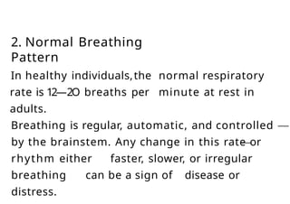 Normal Breating Pattern Breathing rate and Rhythm disorders diagnosis and treatment ...