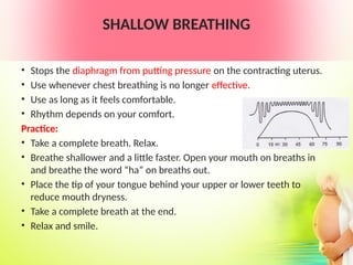Breathing for pregnant mothers, teaches effective methods to breath ...