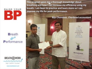 Breath@work program feedback feb'13