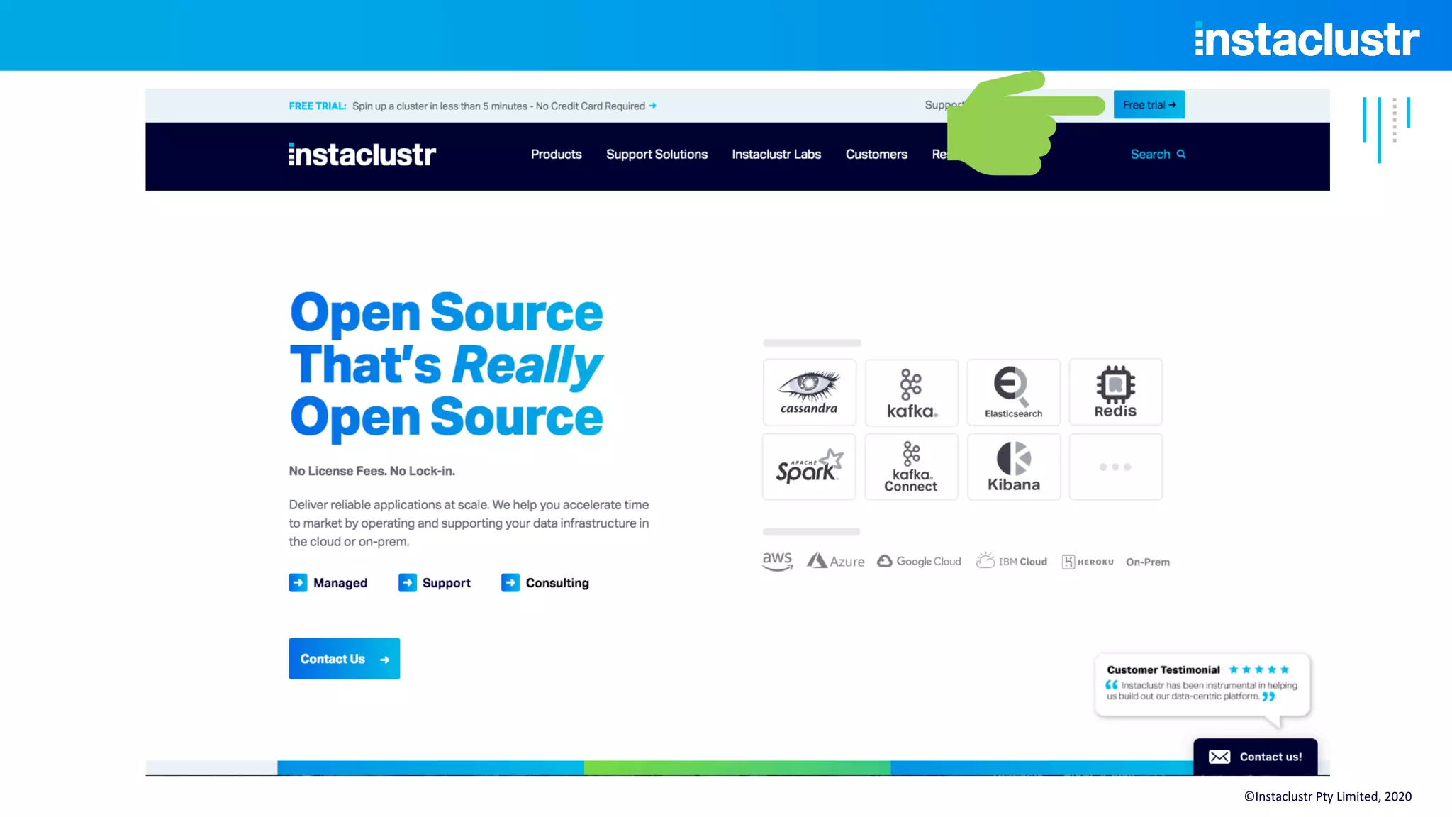 ©Instaclustr Pty Limited, 2020 