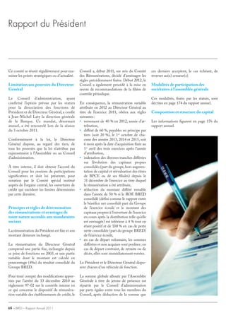 Bred Banque Populaire : Rapport Annuel 2011