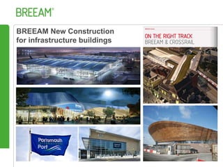 BREEAM New Construction
for infrastructure buildings
 