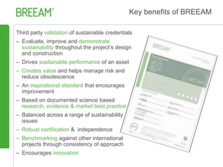 Benefits Of Breeam | BREEAM Benefits for Value Increase – OZIX