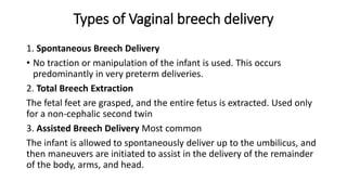 BREECH DELIVERY By Odokoyero Abdalah Fadhil and Nanfuka Mariam | PPTX