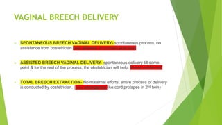 Breech Presentation.pdf DIPHU MEDICAL COLLEGE AND HOSPITAL | PDF