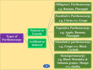 Breeding for seedlessness in fruit crops | PPTX