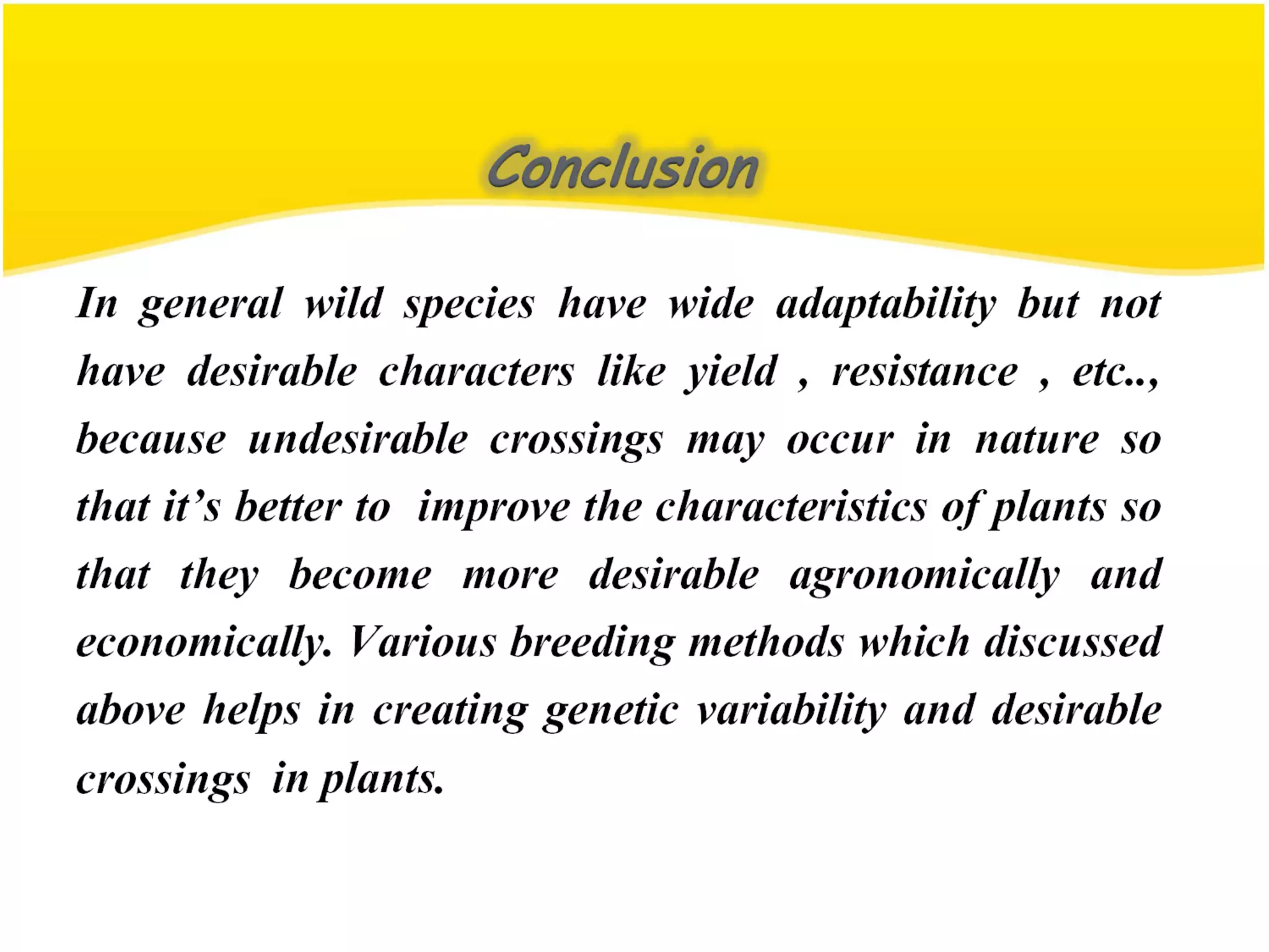 Breeding methods in cross pollinated crops
