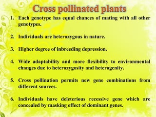 Breeding methods in cross pollinated crops Slide 5