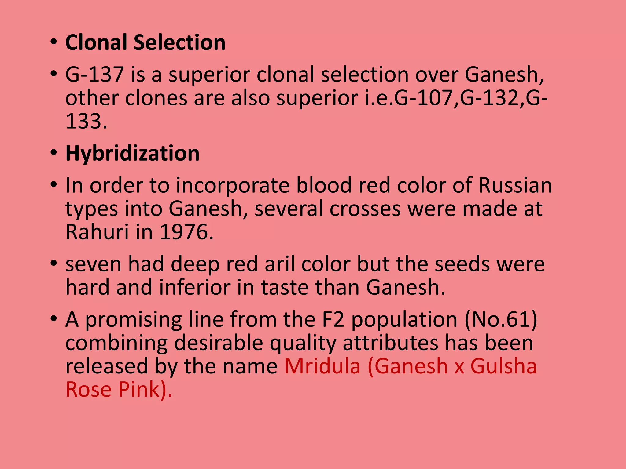 Breeding of pomegranate | PPT