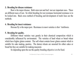 20Dr. Mamata K, Dept. of GPB, Chamarajanagara
 