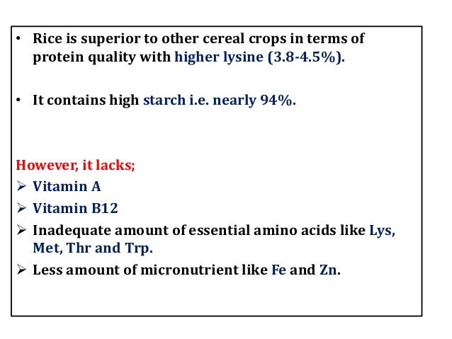 Breeding Strategies For Nutritional Quality In Major Cereal Crops Breeding Strategies For Nutritional Quality In Major Cereal Crops