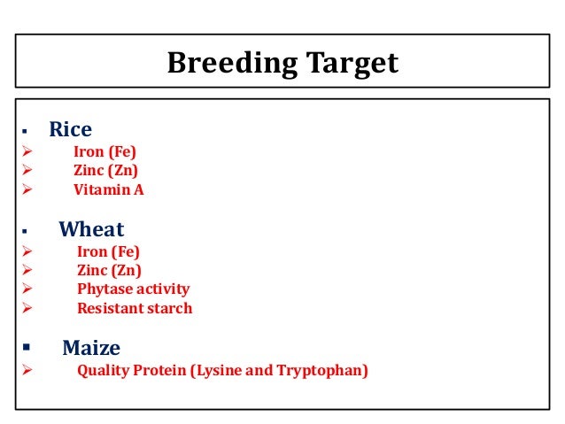 Breeding Strategies For Nutritional Quality In Major Cereal Crops Breeding Strategies For Nutritional Quality In Major Cereal Crops
