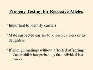 Progeny Test Example Breeding system animal farms and selection | PPT