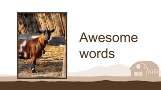 Different Breeds of Goats and Characteristics.pptx