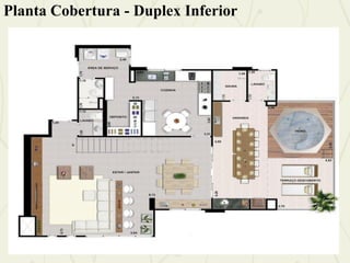 Planta Cobertura - Duplex Inferior
 