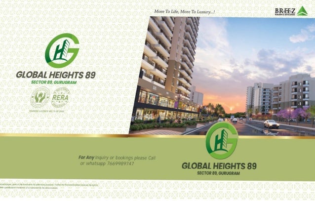 breez Global Heights sector 89 Gurgaon affordable housing