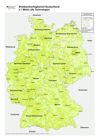Breitband-Verfügbarkeit Deutschland 2010