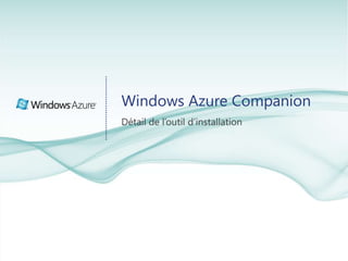 Les données des applications Windows Azure sont stockées dans le service “Storage”, pour être consommées par les rôles Web ou Worker