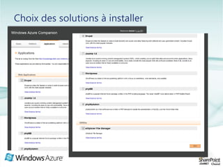 Choix de l’Operating System
