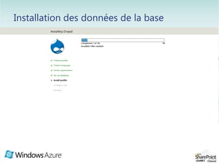 Paramétrage de la base de données