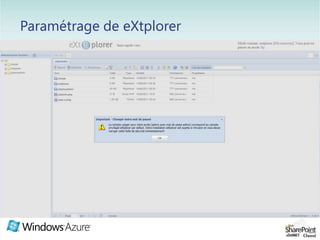 Installation des données de la base
