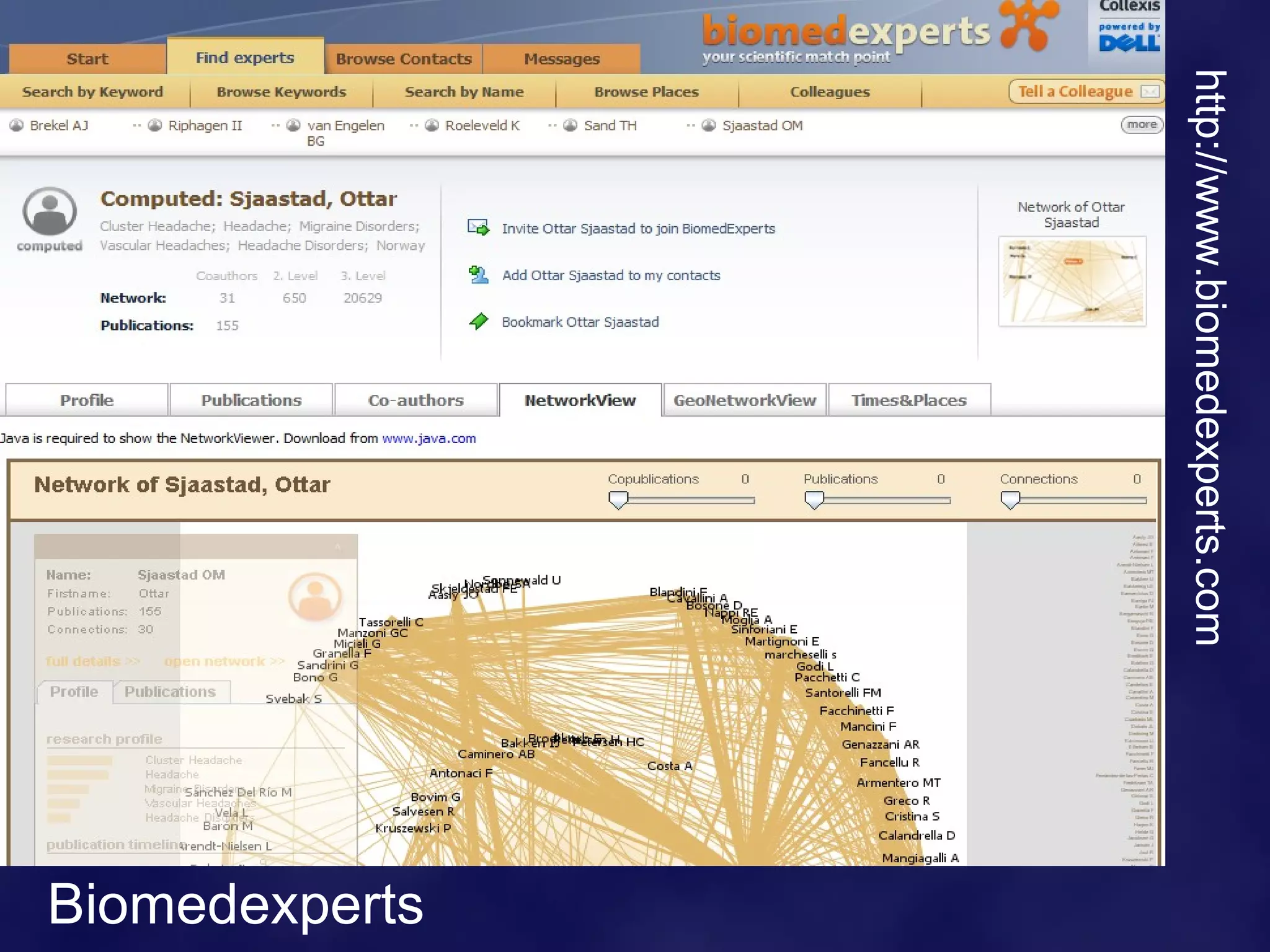 Biomedexperts http:// www.biomedexperts.com 