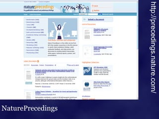 http://precedings.nature.com/
                                NaturePrecedings
 