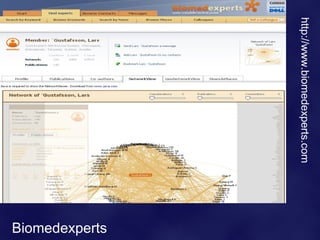http://www.biomedexperts.com
                               Biomedexperts
 