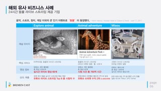 your
logo
page
06
해외 유사 비즈니스 사례
Explore animal Animal adventure Miaou
채널 이미지
 