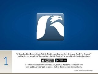 Mobile Banking from Bremer Bank - Enrollment