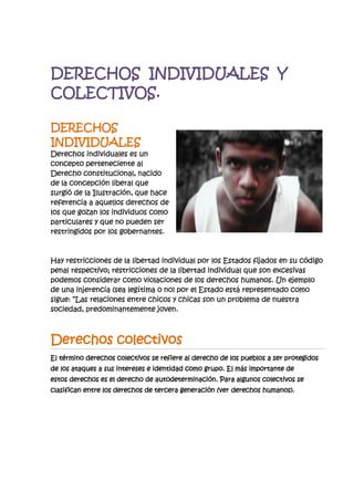 Derechos individuales y colectivos | DOCX