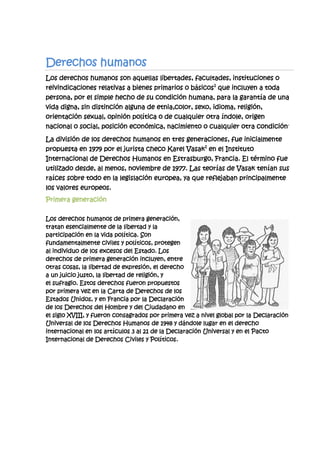 Derechos individuales y colectivos | DOCX