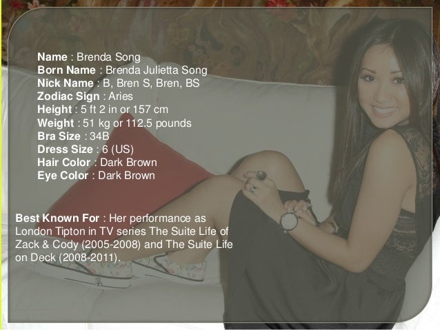 Brenda song biography