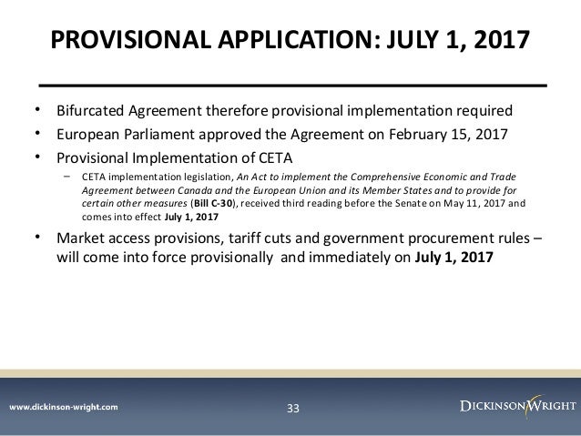 Across the Pond CanadaEU Comprehensive Economic and