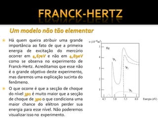 O Experimento de Franck Hertz