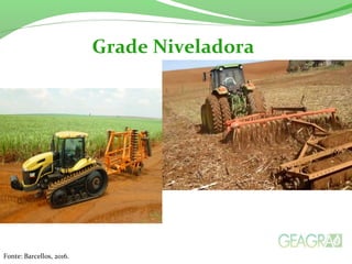 Fonte: Barcellos, 2016.
Grade Niveladora
 