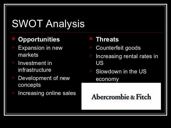abercrombie and fitch swot