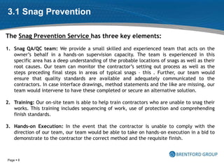 Pre-opening interior snagging services for luxury hotels | PDF