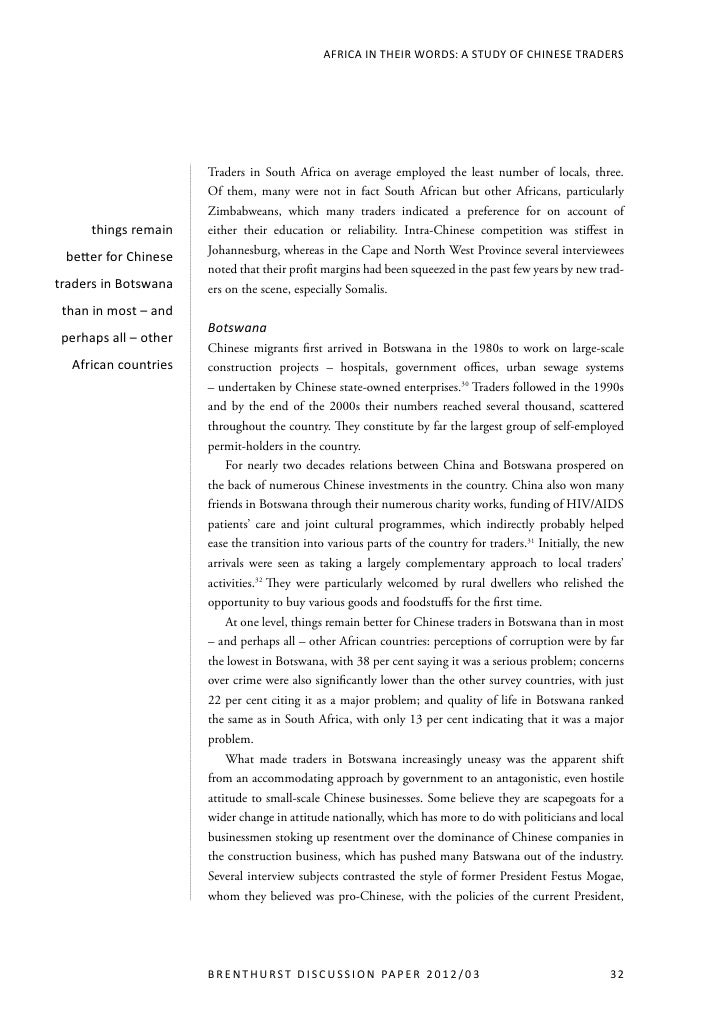 Africa In Their Words A Study Of Chinese Traders In South Africa L Africa In Their Words A Study Of Chinese Traders In South Africa L