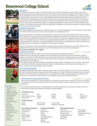 Brentwood college school | PDF