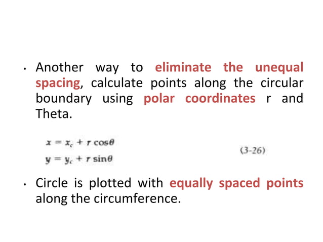 Bresenham-Circle-drawing-algorithm, Midpoint Circle Drawing Algorithm ...