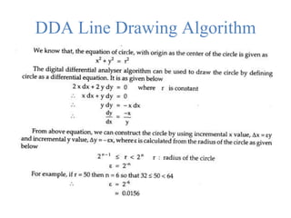 Bresenham-Circle-drawing-algorithm, Midpoint Circle Drawing Algorithm ...
