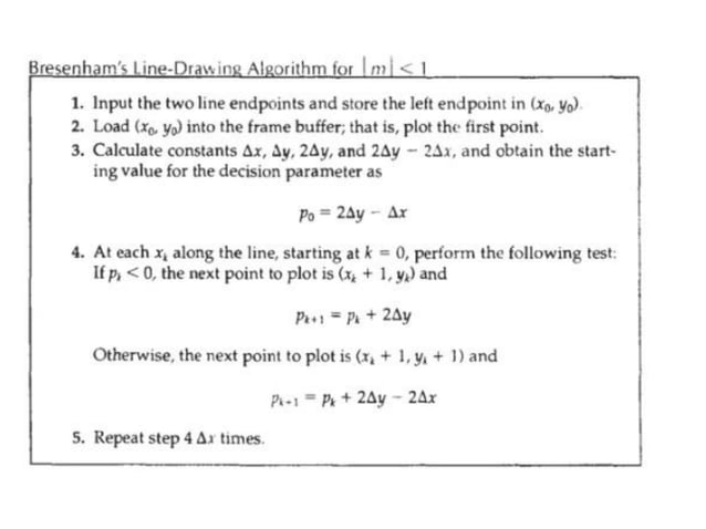 Bresenham line-drawing-algorithm By S L Sonawane.pdf | Computing ...