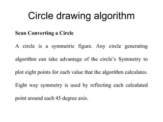 bresenham circle algorithm .ppt