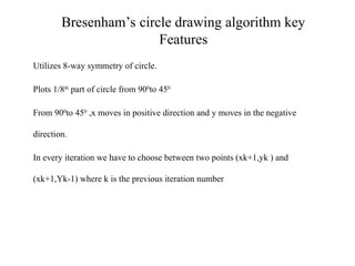 bresenham circle algorithm .ppt